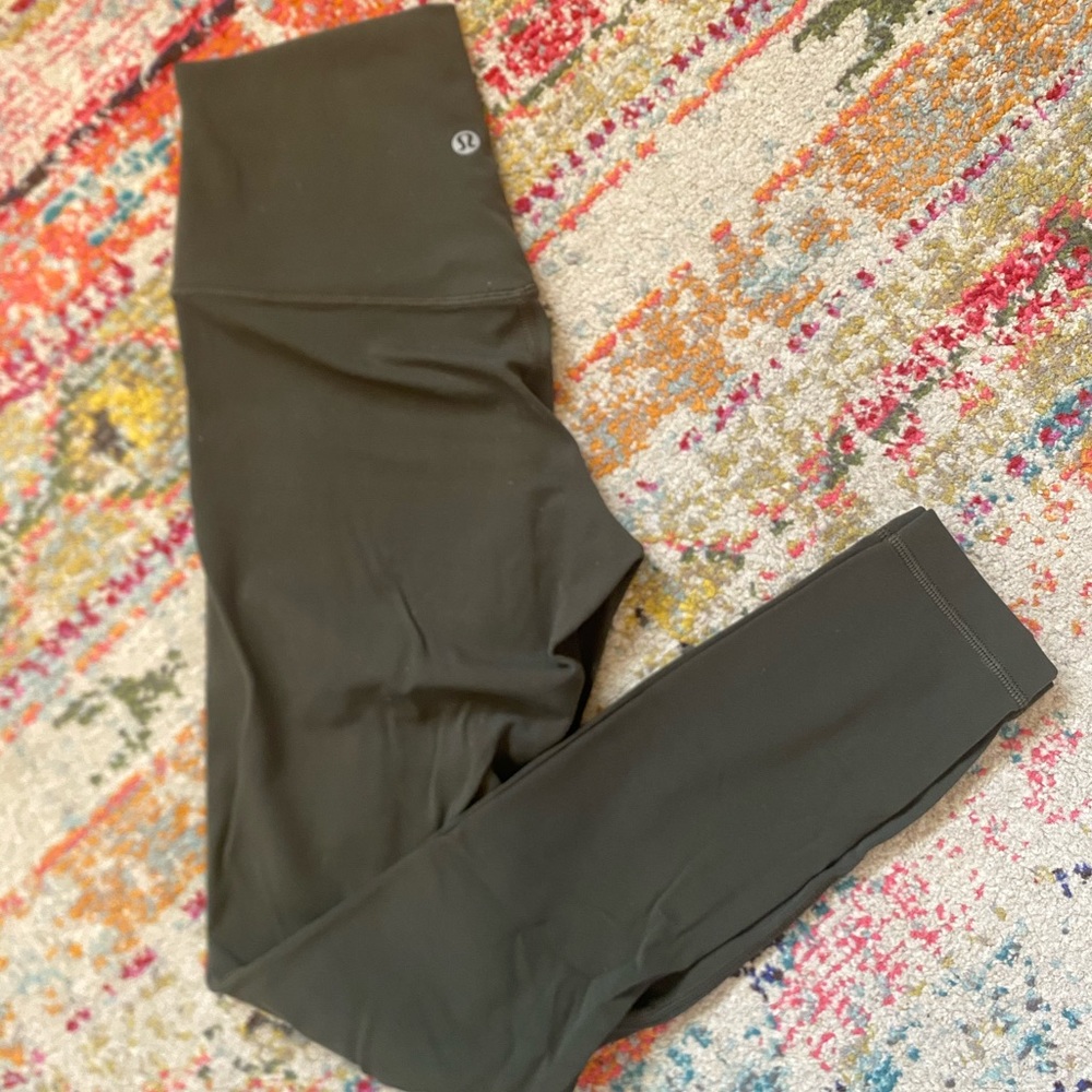 Dark Olive Lululemon Align 25” Leggings